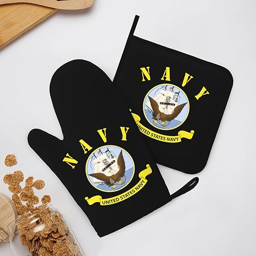 Miniatura 28 de Juego de guantes de horno y soportes para ollas con patrón de videojuegos retro, resistentes al calor, antideslizantes, de silicona, con guantes