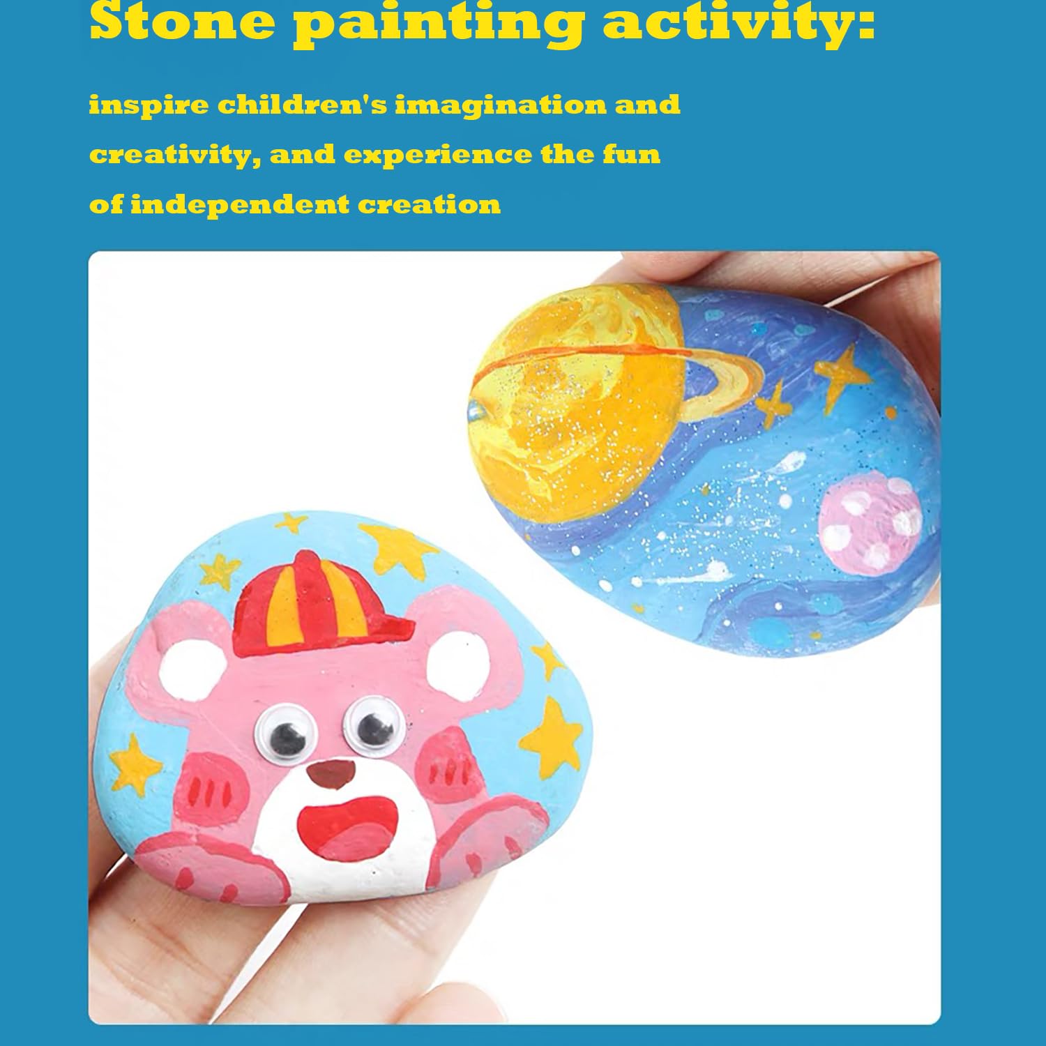 Piedras Planas para Pintar 8 Piezas 8-12cm Guijarros para Pintar Piedras Decorativas Jardin Planas para Ollas Colorido Pintura Acuarios Jardín