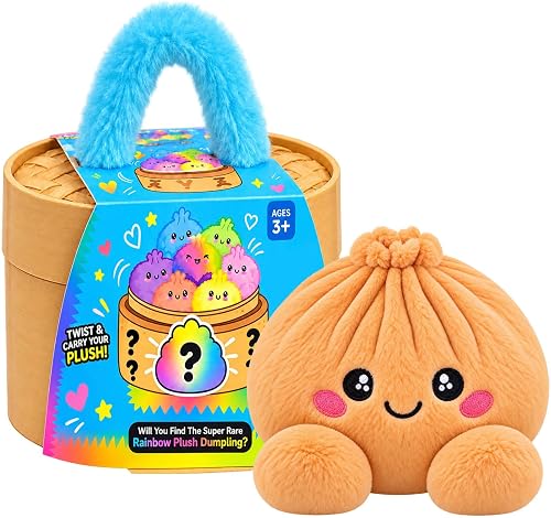 Stress Relief Dumpling Plush Adorable Soft Squishy Toy for Adults