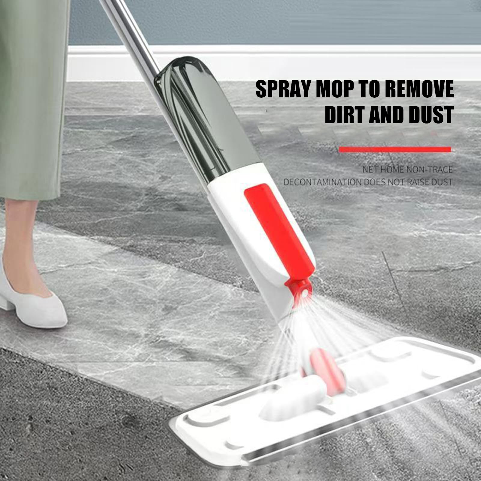 Mopas Spray Limpieza Sin Contacto De Alta Cobertura | Limpiador Multifuncional Para Suelos Limpieza Multifuncional Con Spray Para Hogar, Apartamento, Dormitorio, Salón Y Garaje