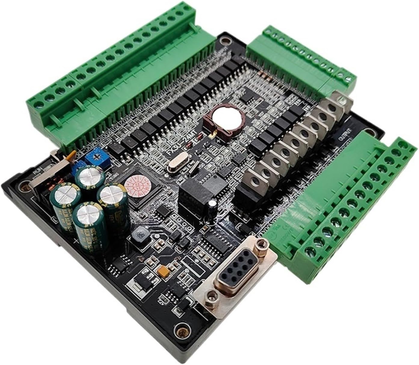 Programmable Logic Controller 6AD 2DA 14MR 14MT 24MR 24MT 30MR 32MT 48MR 48MT and RS232 RS485 38400bps Relay Transistor PLC(FX3U-30MR)