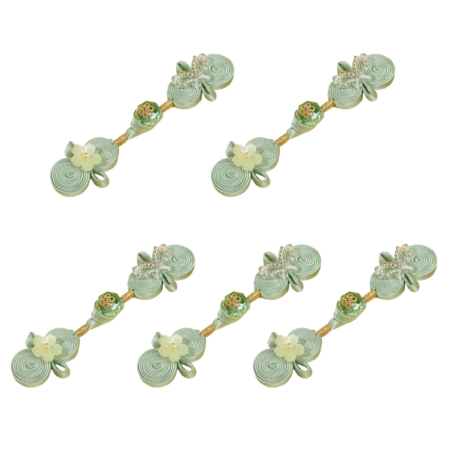 TFAOYS Decorative Satins Knot Buttons for Chinese Clothing and Sewing Projects Traditional Costume Embellishments