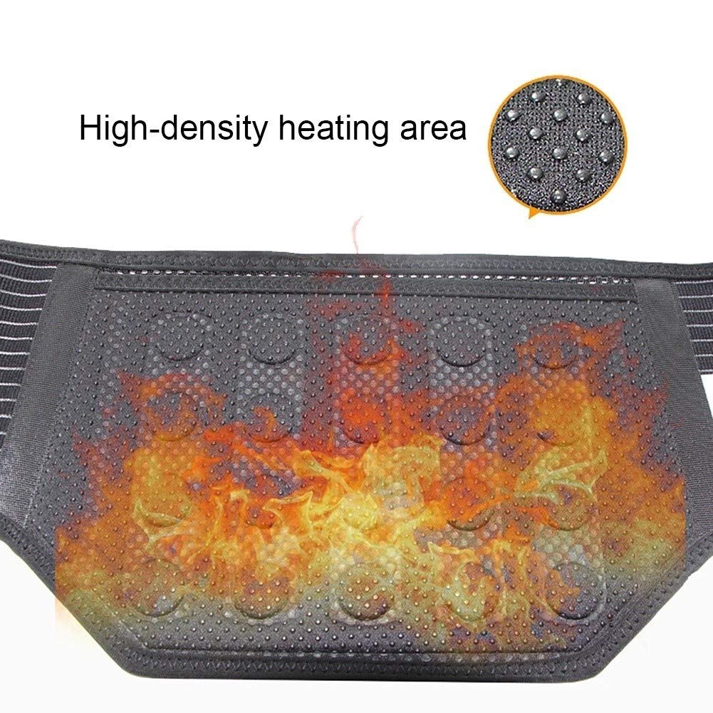 Tutore lombare Cintura di supporto for la schiena con terapia magnetica autoriscaldante a infrarossi 21 magneti che rilasciano calore for donne e uomini Sollievo dal dolore