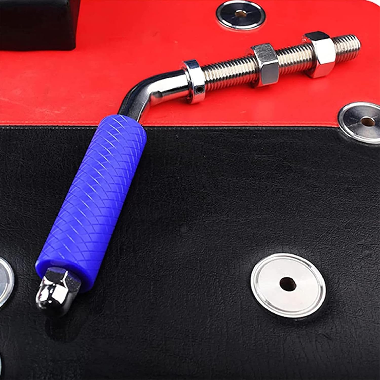 Arm Wrestling Exercise Handle, Wrist and Forearm Strength Trainer, Dumbbells Bar, Anti-Slip Diameter 5cm for Armwrestling Training