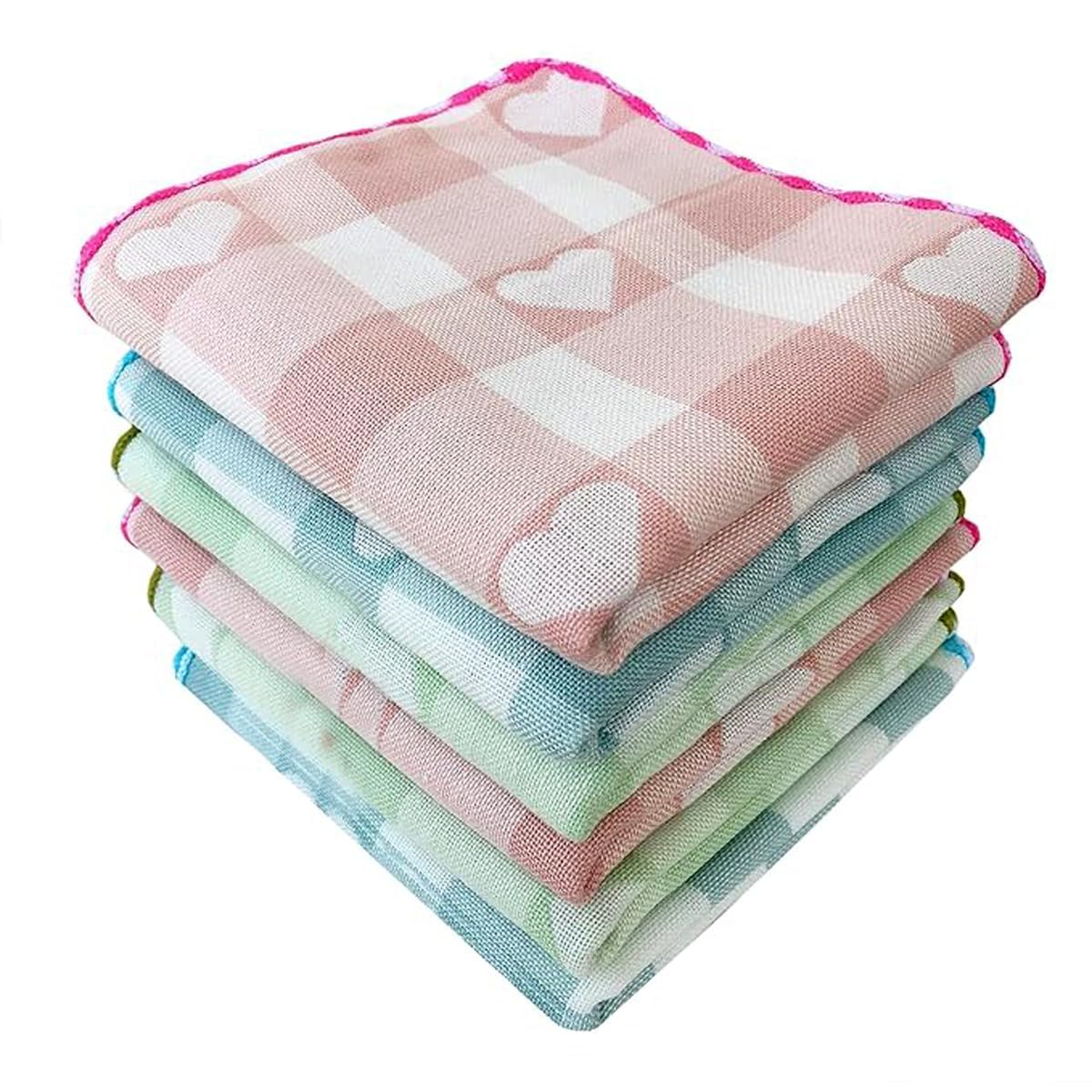 Pure Cotton Star Printed Bordered Handkerchief for Women | Baby | Super Absorbent and Soft-image-14