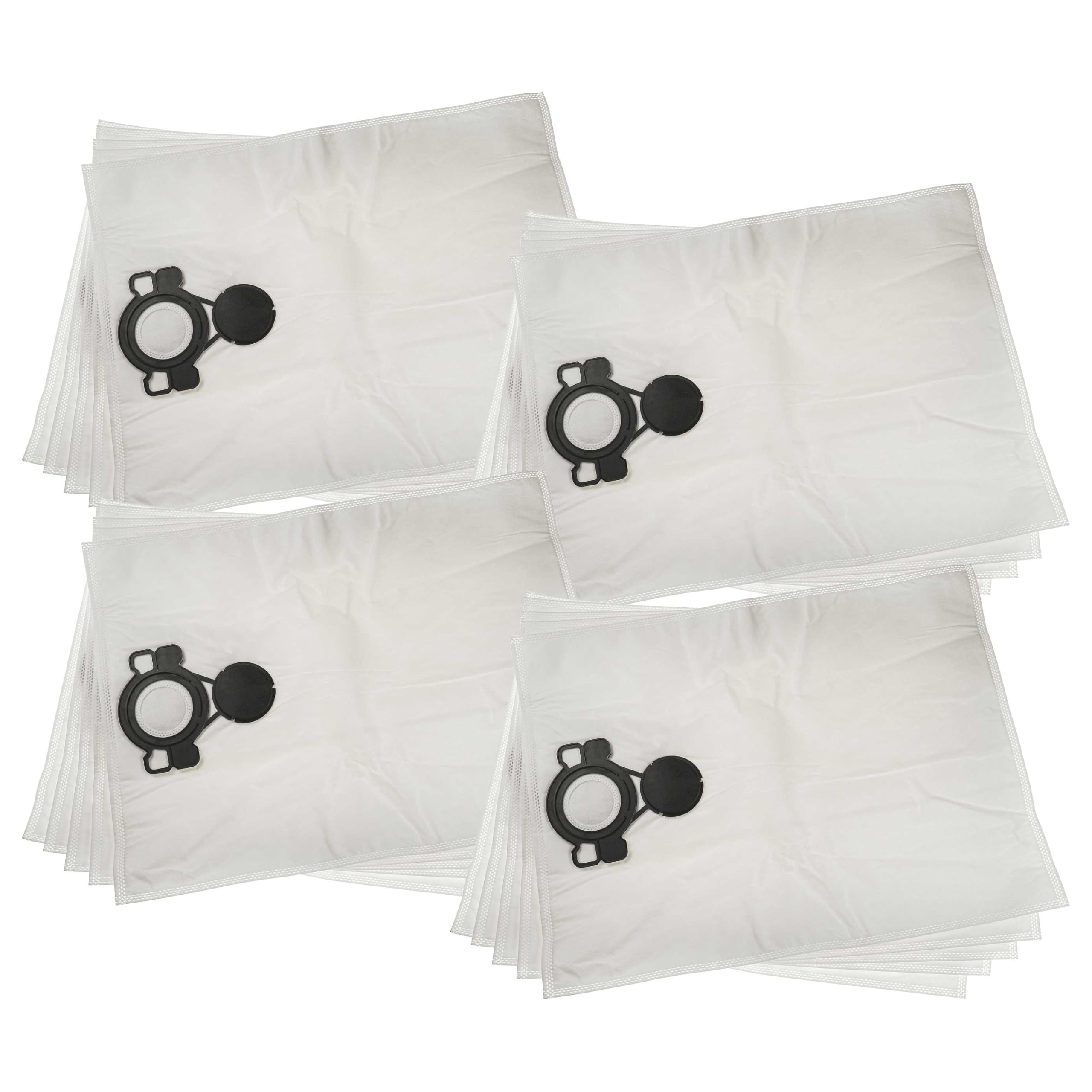 vhbw 20 x worek do odkurzacza kompatybilny z Nilfisk Aero 20-11, 20-21, 20-01 PC, 20-01 PC INOX - mikrowłóknina, 32 cm x 23 cm, biały