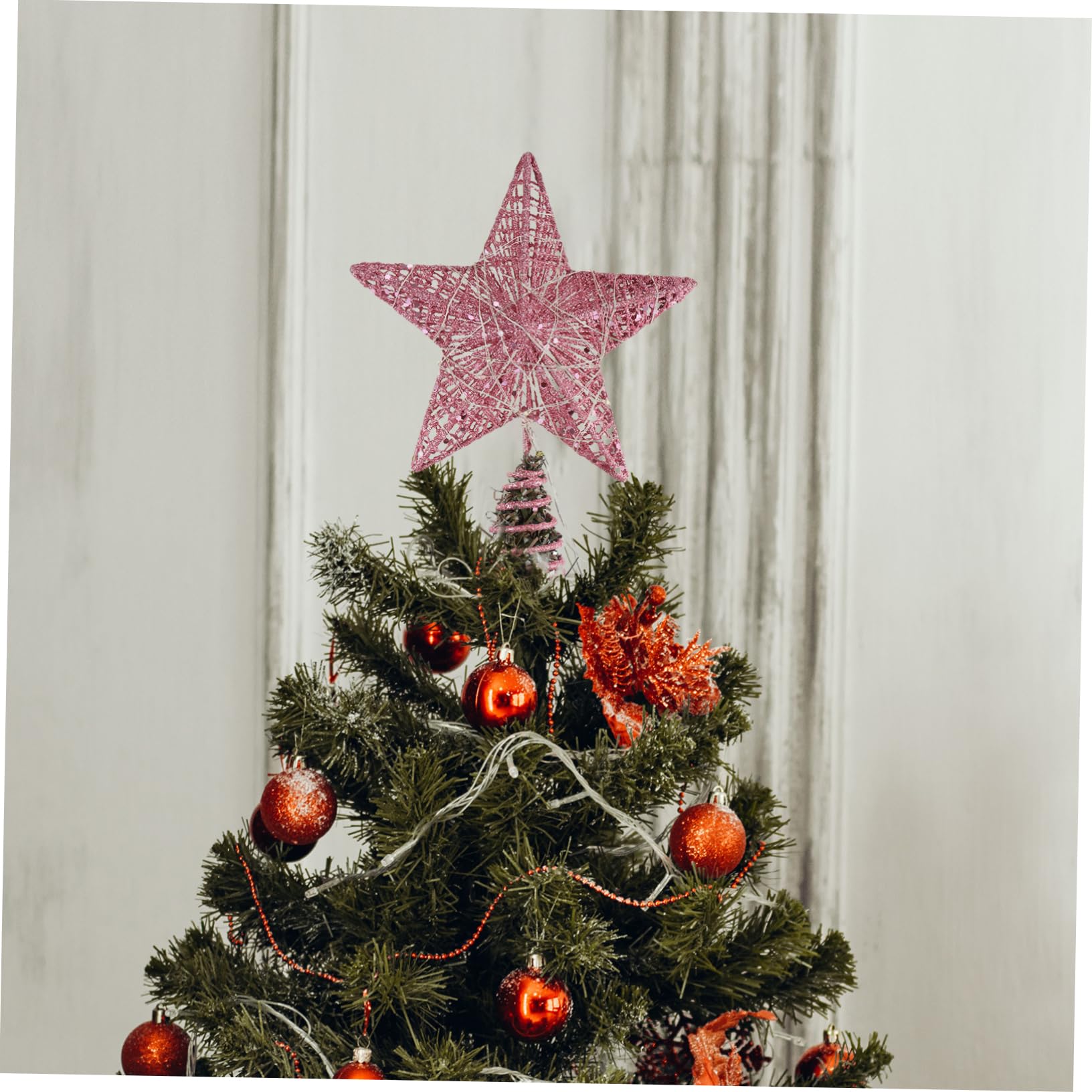 Ciieeo 3 Piezas De Estrella Superior del Árbol De Navidad Estrella del Árbol De Navidad Adorno De Árbol De LED Decorativo Decoración De Natividad Adorno De Árbol Iluminado
