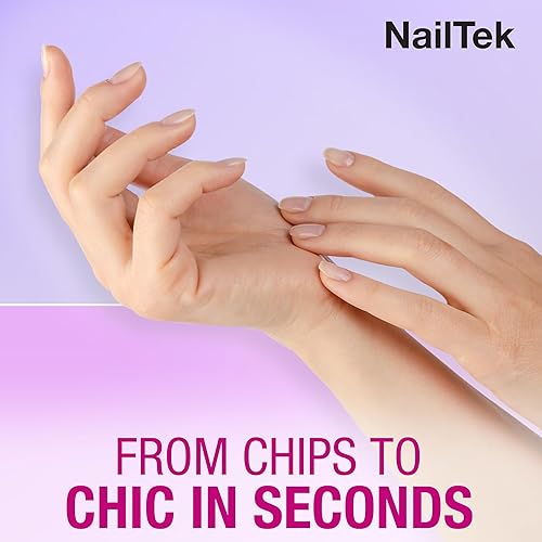 Miniatura 2 de Nail Tek Crystal Lima de uñas de cristal con estuche, duradera y suave para uñas y cutículas saludables, diseño ideal para viajes, fucsia, mediana