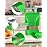 FireKylin 100 Pack Smell Proof Bags 7.9 x 11.8, Resealable Bags with Matte Window, Foil Pouch Stand Up Sealable Bags for PackagingGreen