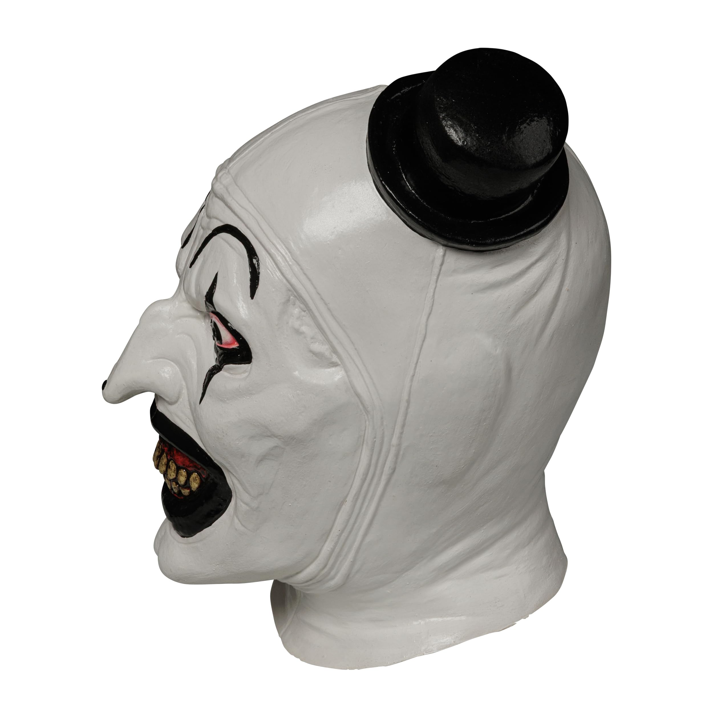 keland Terrifier Art The Clown Mascara Adulto Realista Creepy Pennywise Mascara Scream Mask Terror Halloween Cosplay Prop (Blanco keland Terrifier Art The Clown Mascara Adulto Realista Creepy Pennywise Mascara Scream Mask Terror Halloween Cosplay Prop (Blanco