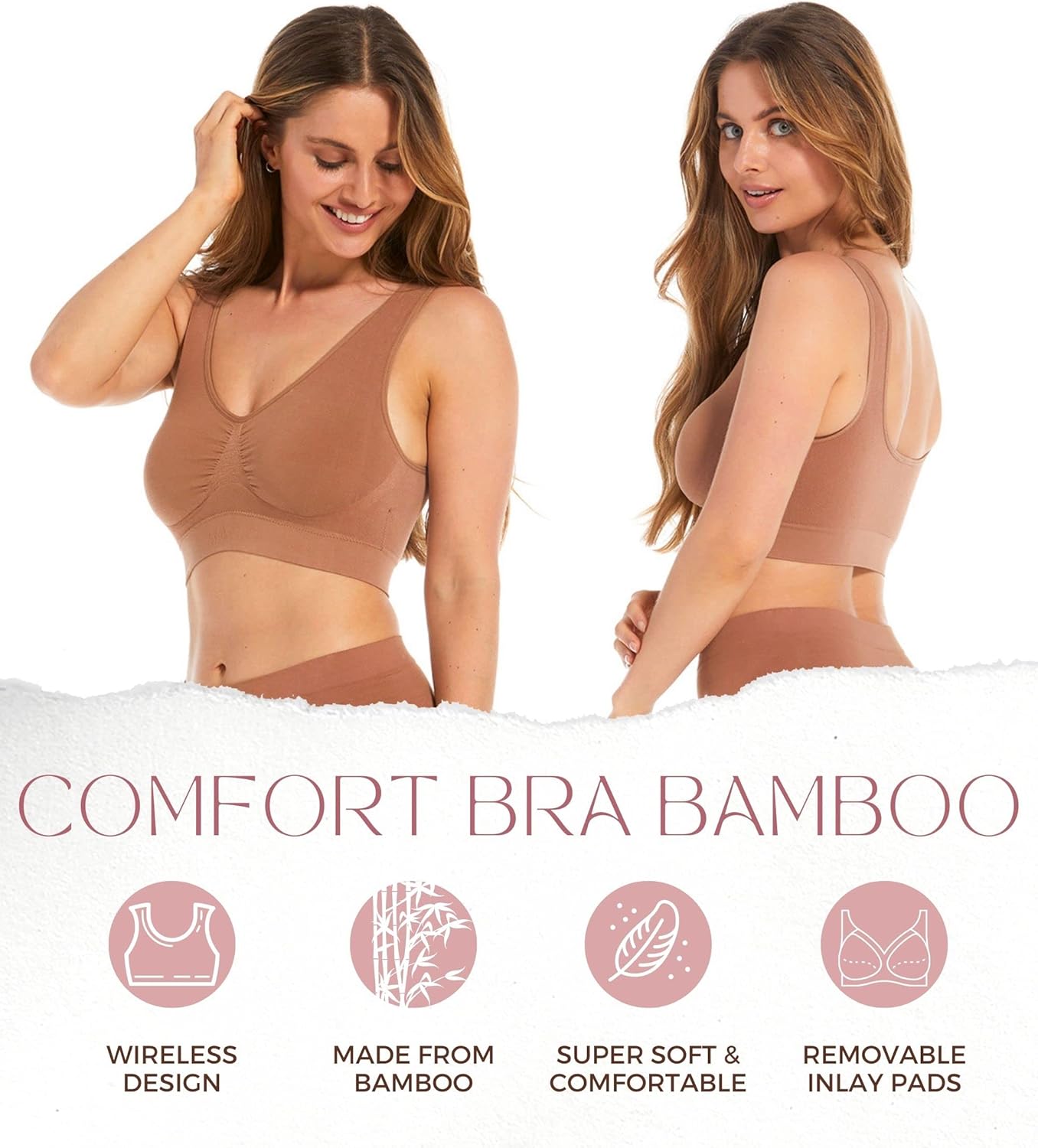 DELIMIRA Reggiseno Minimizer Con Ferretto - Per Donne Con Taglie Forti, Comodo E Senza Imbottitura!