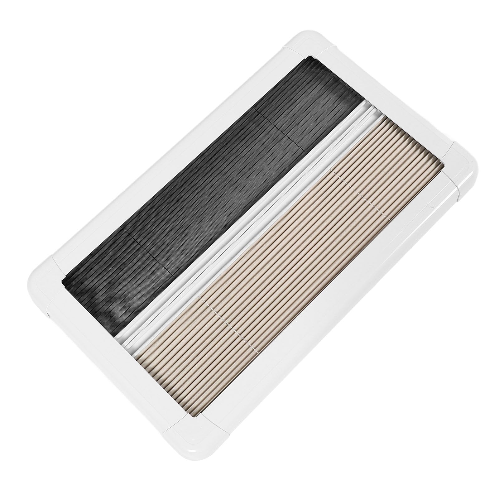 Rideaux de Protection Solaire 28x16 Pouces en Fibre Abslasse pour Isolation Thermique et Blocage des Rayons UV pour Fenêtres de Caravane, Maison, Camping, Résidence Seasonnière