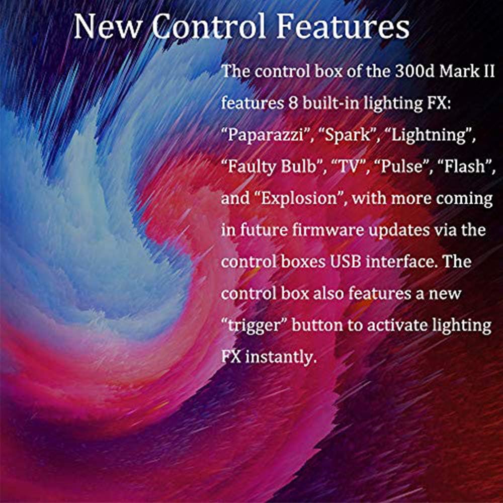 Hоt Dеаlѕ Aputure COB 300D Mark II 300D II Led Video Light CRI97+ TLCI97+ 55000lux@0.5M 5500k Sidus Link App Control 8 Built-in Lighting Effects 2.4G 100m Wireless Remote Control USB Firmware Upgrade