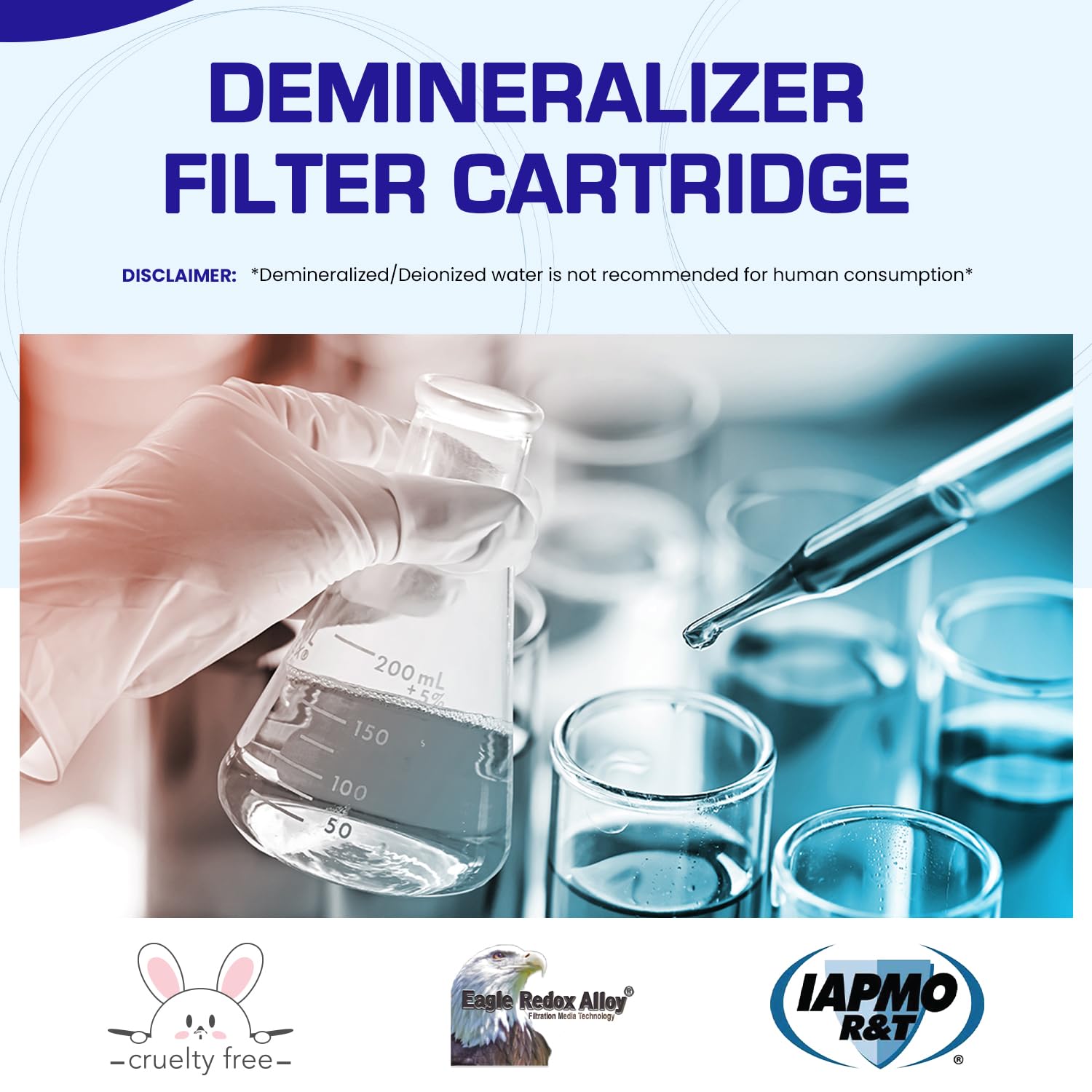 Crystal Quest Demineralizer Filter Cartridge - 4-5/8