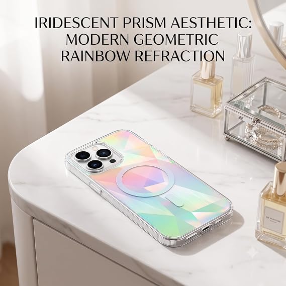 Clear Case for iPhone 15 Pro Max, Compatible with MagSafe
