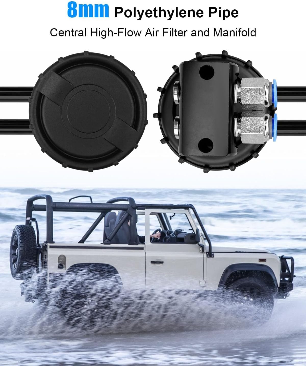 170112 Differential Breather Kit for Eliminate Air Pressure from Differentials Transmissions Transfer Cases and Other Drivetrain Assembly, 4×4 4WD Accessories Replacement for ARB