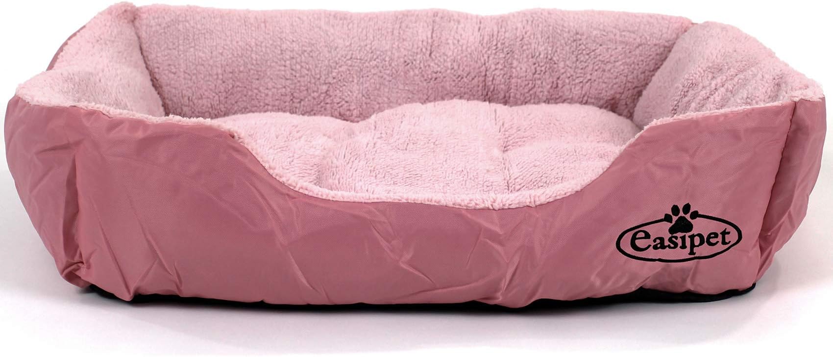 Pink Dog Bed with Deluxe Soft Fleece Cushion in 5 sizes (Medium) 74444 Amazon.co.uk Pet Supplies