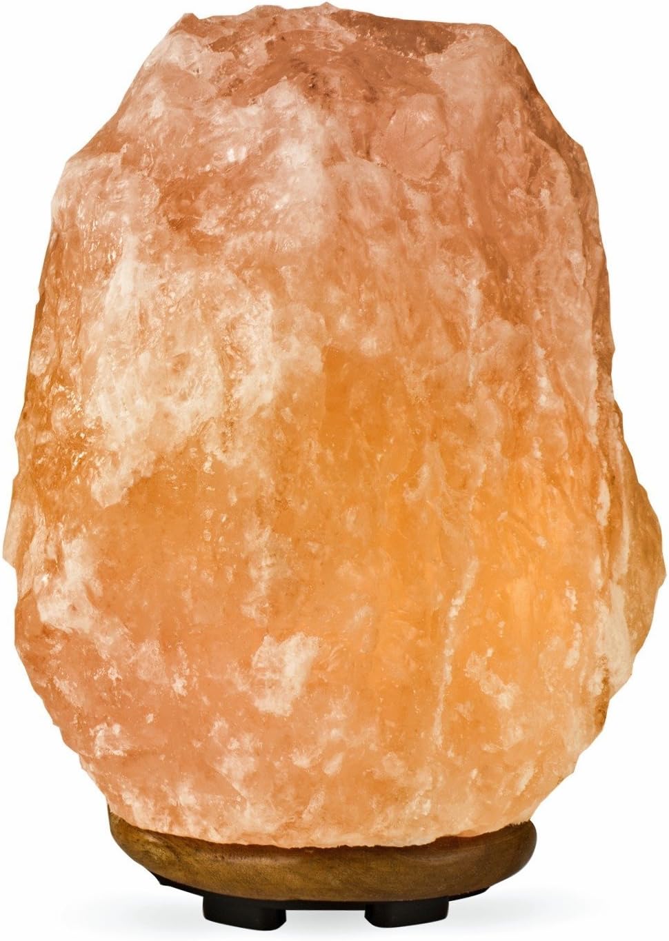 Soll Wellness Purifying Himalayan Salt Lamp - Hand Crafted with 15 Watt Bulb and On/Off Switch