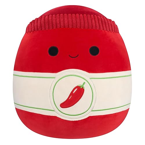 Squishmallows Original 16-Inch Illia Red Sriracha - Large Ultrasoft Official Jazwares Plush - Red Sriracha