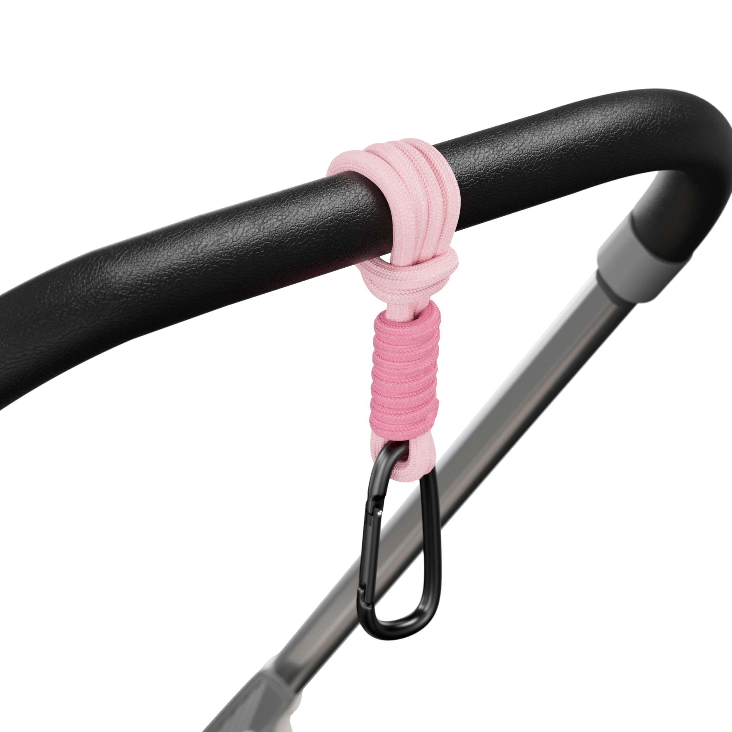 SURDOCA Baby Stroller Hooks, Stroller Clips and Hooks for Diaper Bag, Mommy Bag Hook for Stroller Heavy Duty, Universal Stroller Hanger and Strap,