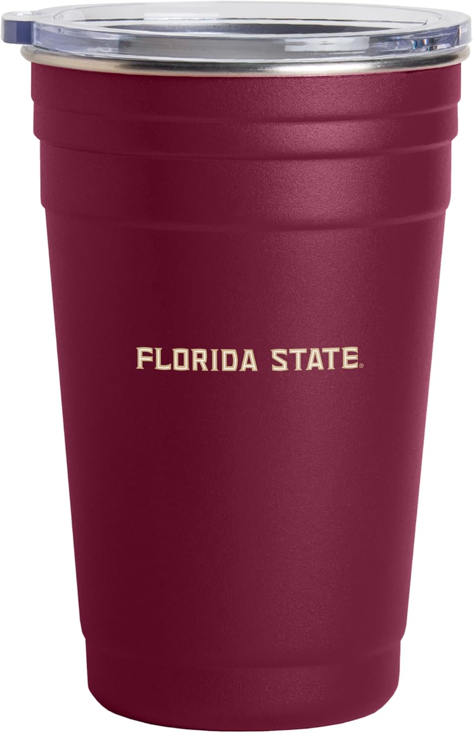 Logo Brands NCAA 22 oz Stainless Steel Tailgate Cup -Double Wall Vacuum-Sealed Durable For Hot & Cold Drinks, Perfect for Gameday & Tailgating