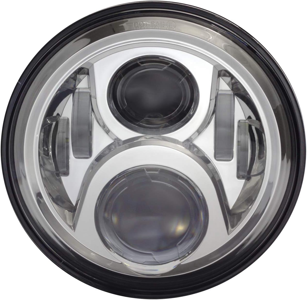 Eagle Lights Indian Challenger Chrome Generation II LED Projection Headlight Kit