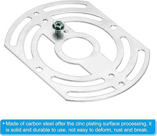 Miniatura 4 de PATIKIL Soporte de montaje de lámpara, paquete de 2 barras transversales de luz, placa de montaje universal con tornillo de tierra para lámpara de