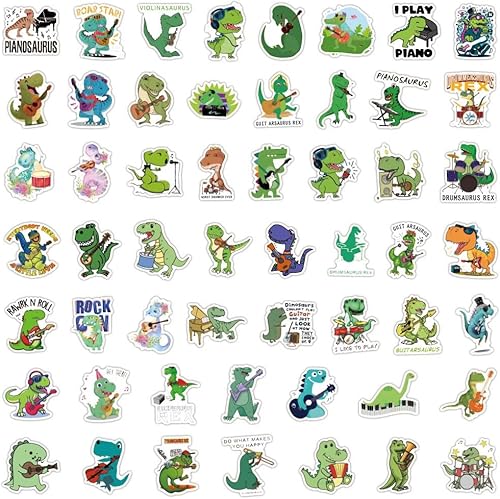 Miniatura 5 de 162 calcomanías de dinosaurio para niños y niños, lindas calcomanías de vinilo impermeables divertidas para botella de agua, álbum de recortes,