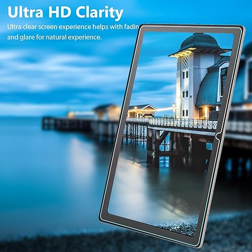 Miniatura 6 de MOOISVS Paquete de 2 protectores de pantalla de vidrio templado de 12.4 pulgadas para Galaxy Tab S9 FE+, película de vidrio templado, dureza 9H,