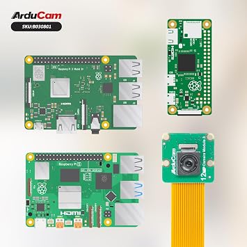 Arducam for Raspberry Pi Camera Module 3, 12MP IMX708 75(D) Fixed Focus Pi Camera V3, for Raspberry Pi 5/4B/3B+, Zero