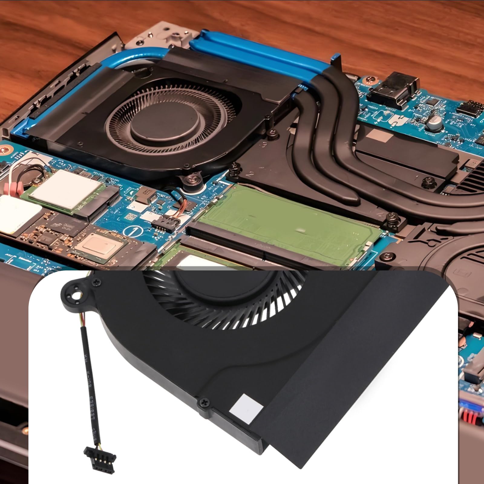 Wentylator chłodzący GPU do laptopa, 4-pinowy wentylator chłodzący GPU, kompatybilny z Acer Nitro 5 AN517-41 AN517-52 AN515-55 AN515-56 AN515-57 wentylator GPU, DC28000QEF0