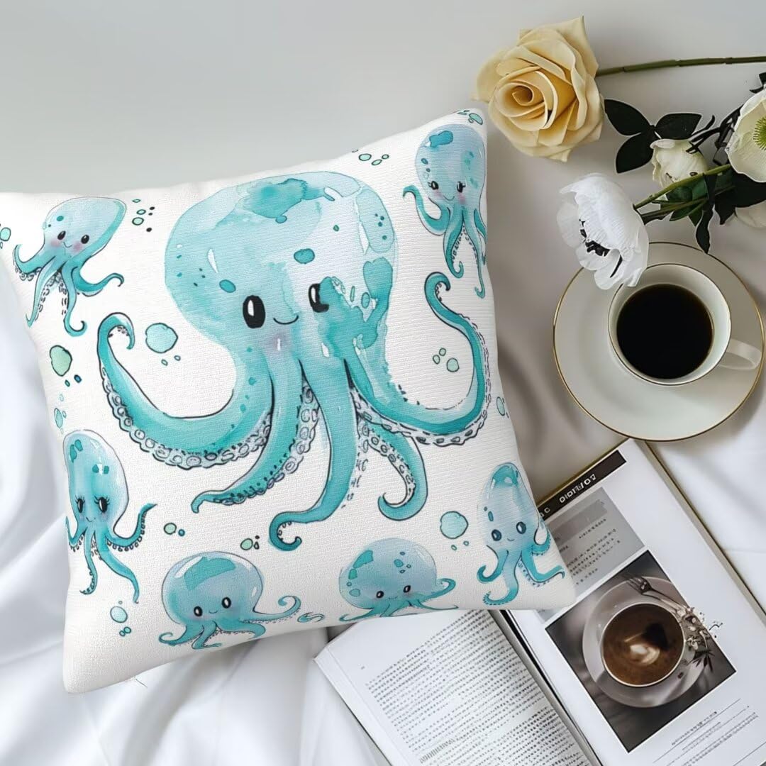 Funda Cojin 60 X 60 cm Fundas Cojines Dibujos animados Cojines Cama Decorativos Juego de 2, Lindo Funda de Almohada Lumbar Cuadrado Cojines Sofa para Sala de Estar Dormitorio Decoracion Hogar-xh153