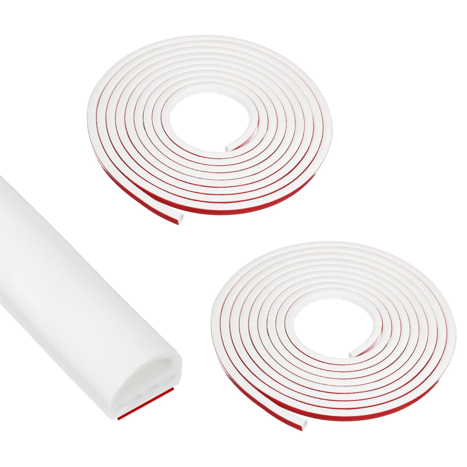 Bande de calfeutrage en silicone autocollant PATIKIL isolation fenêtre 8-11 mm