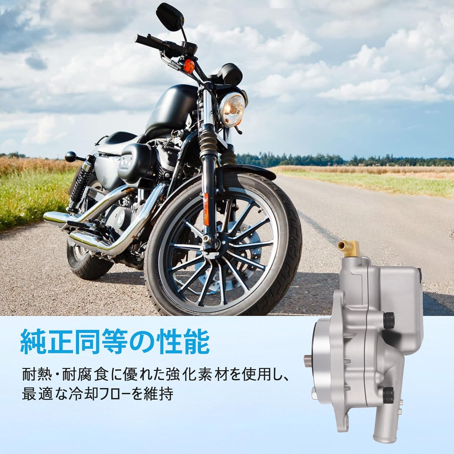 Sarasara ウォーターポンプ ガスケット付 ヤマハ車用 ビーノ SA26J SA37J ジョグ ZR SA36J SA39J