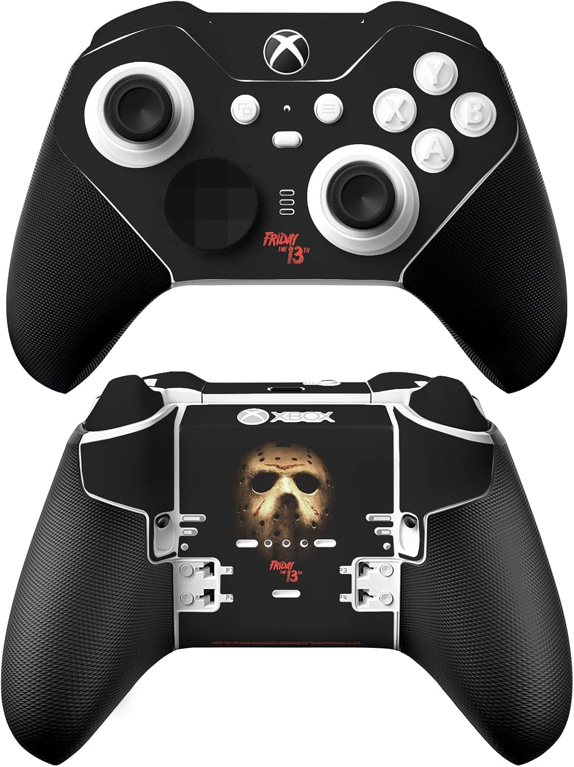 Head Case Designs Officially Licensed Friday the 13th 2009 Jason Voorhees Poster Graphics Vinyl Sticker Gaming Skin Decal Cover Compatible With Xbox Series X & S Elite Wireless Controller Series 2