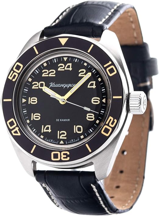 Vostok 2431.01/030599 - Orologio militare russo 24 ore, 200 m, automatico :  Amazon.it: Orologi