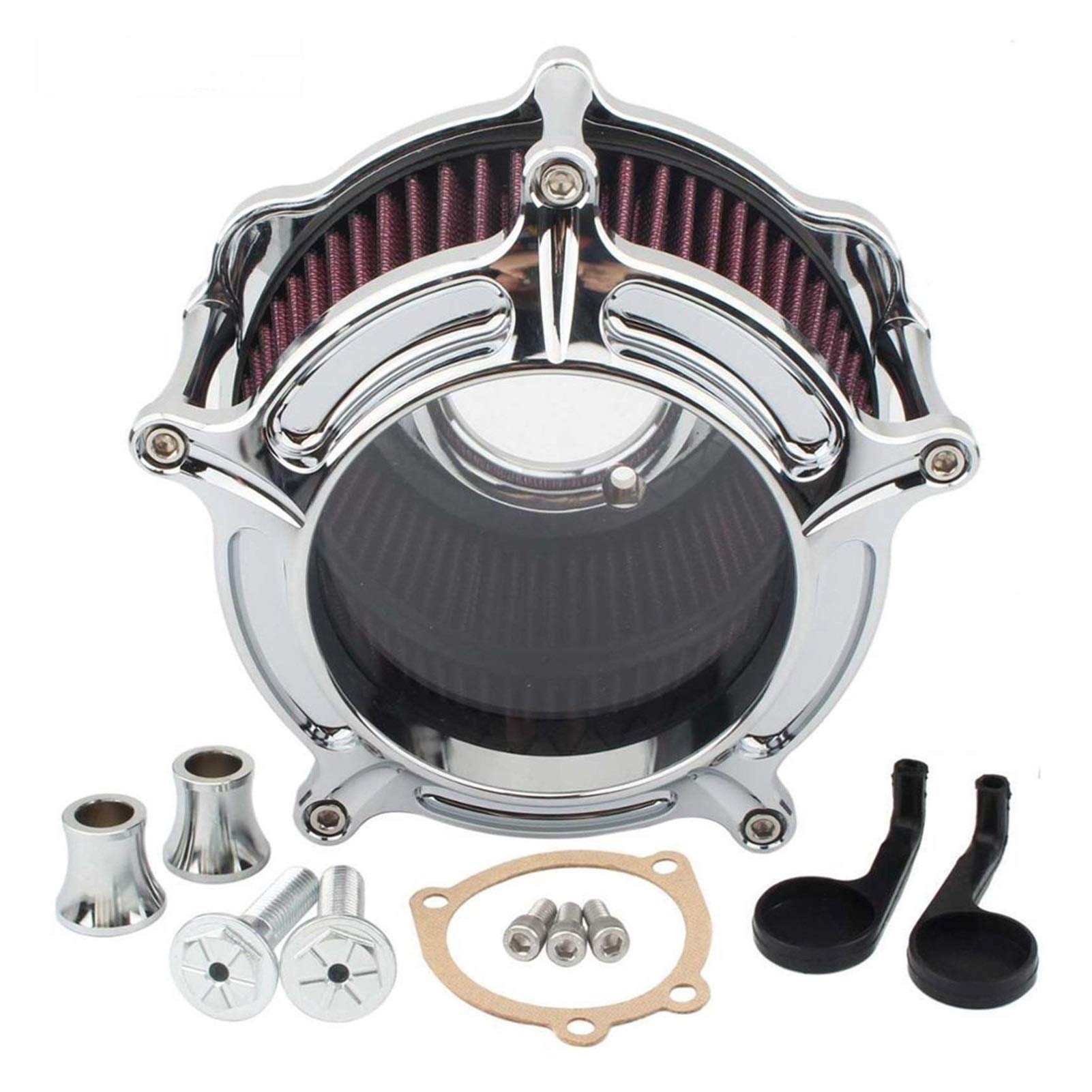 Filtr powietrza motocykl przezroczysty CNC zestawy do czyszczenia wlotu, dla Harley, Sportster Iron 883 XL883 XL1200 48 72 1991-2019 Filtro Aire Moto