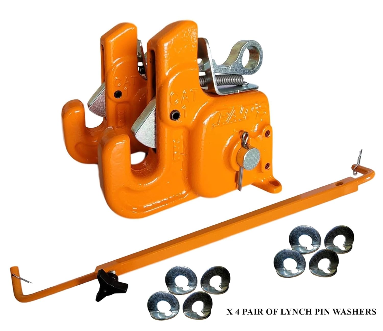 Uр Tо 40% оƒƒ Pat's Easy Change with Stabilizer Bar - Best Quick Hitch System On The Market – Flexible, Durable and Affordable (Orange CAT #1)