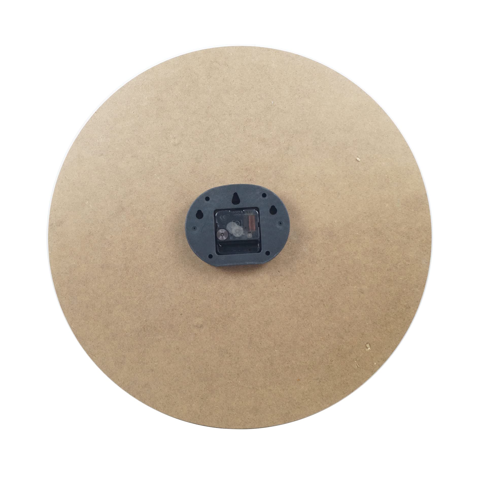 Rebecca Mobili Reloj de Pared de Madera, Relojes Colgantes de Diseño, MDF, Redondo, Decoración para el Hogar - Diámetro 50 cm x FON 4,5 cm - Art. RE6592