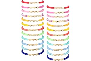 Sureio 24 Pcs Colorful Friendship Bracelets for Kids
