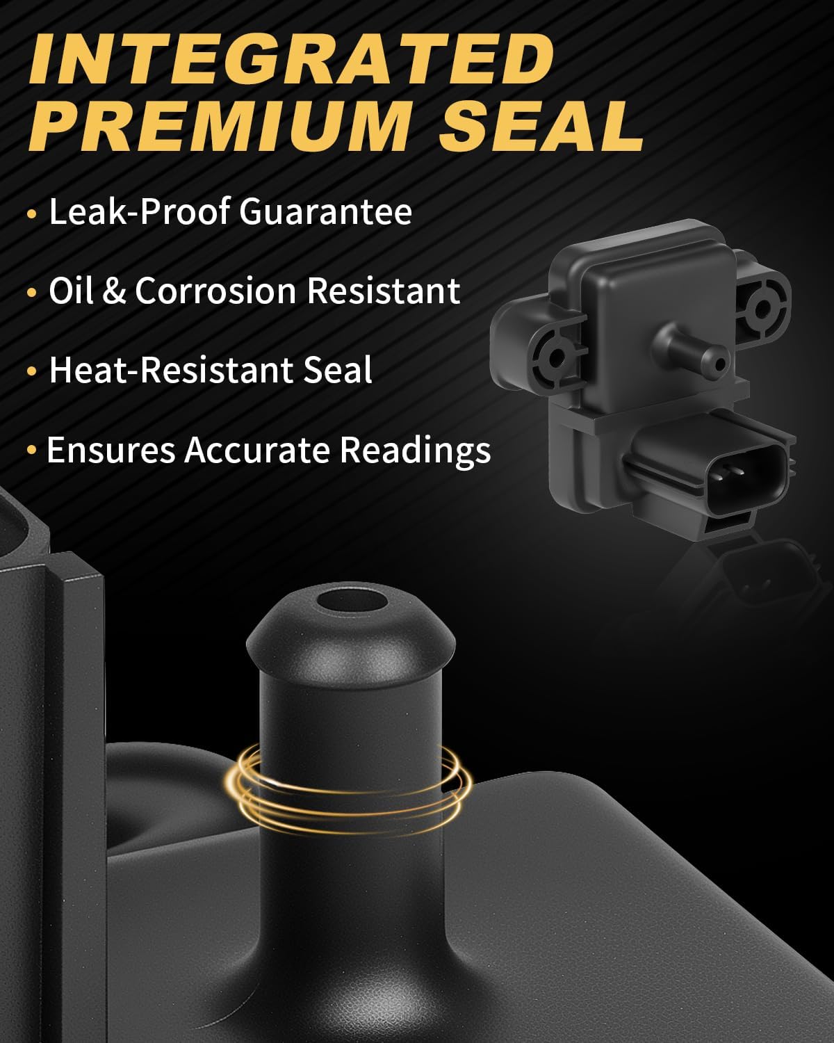 AATEE Manifold Absolute Pressure Sensor Fit for:-Ford Escape 2005-2008, for:-Mazda Tribute 2005-2006, for:-Mercury Mariner 2005-2008 3.0L V6, 3Pins MAP OE# 5L8Z9F479AA AS339 2251060 5S7322 PS20110