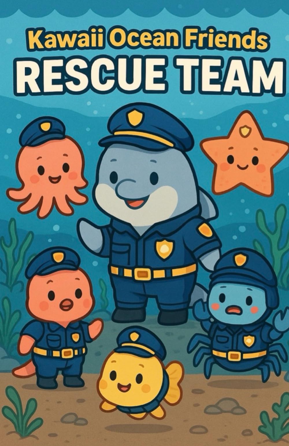 Kawaii Ocean Friends Rescue Team: Adorable Undersea Heroes Saving Their Ocean, One Splash at a Time