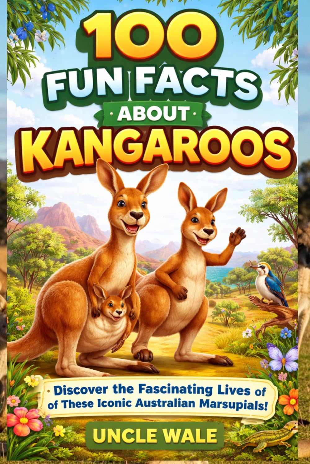 100 Fun Facts About Kangaroos: Discover the Fascinating Lives of These Iconic Australian Marsupials: An Exciting Exploration of Kangaroo Behavior, Habitat, and Unique Features for Kids, Teens, and