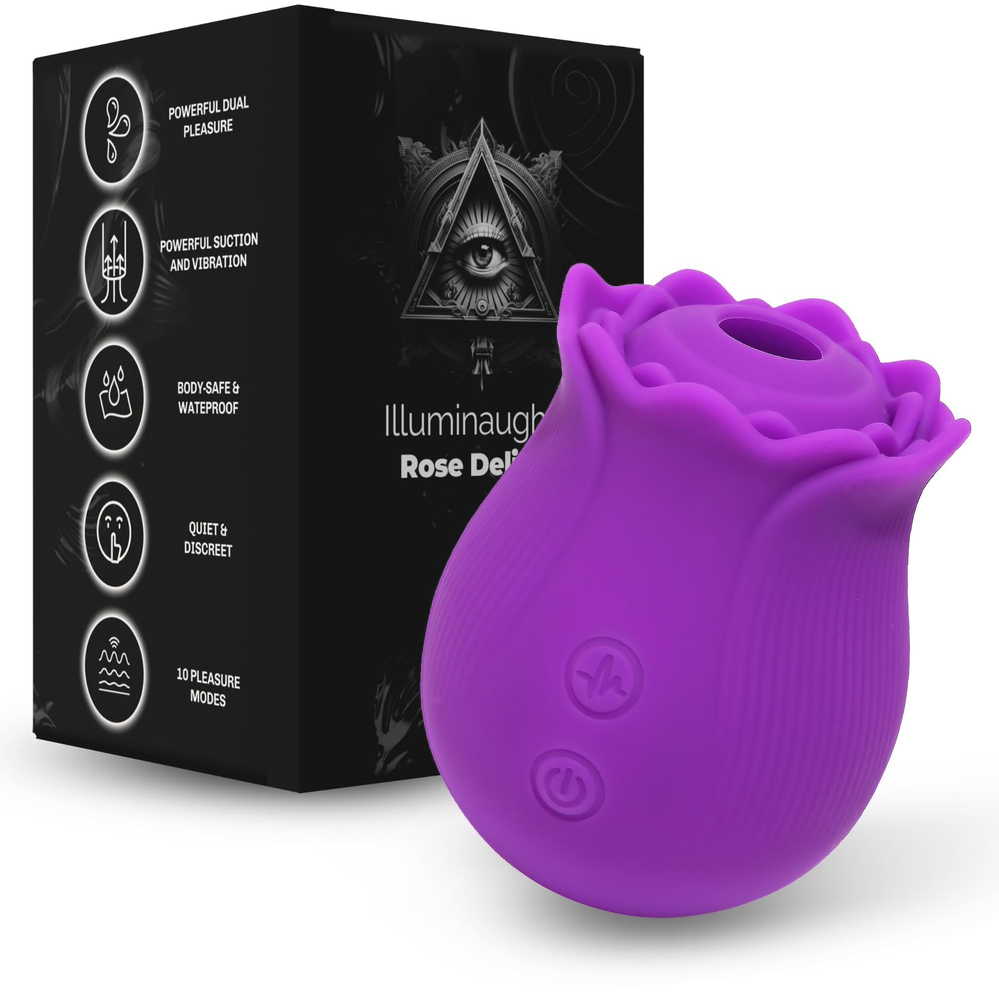 Amazon.com: Rose Vibrators Toy | Sexual Pleasure Tools for Women | Quiet  and Powerful Rose Sex Toy | Rose Toy Waterproof Adult Toys