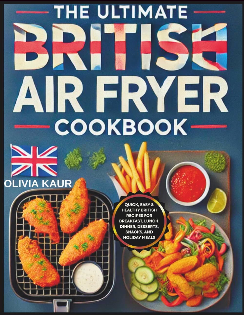 The Ultimate British Air Fryer Cookbook: Quick, Easy & Healthy British Recipes for Breakfast, Lunch, Dinner, Desserts, Snacks, and Holiday Meals