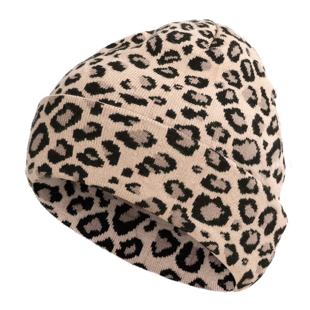 UVBDF Schwarze Und Weiße Leoparden-Beanie-Mütze Für Herren Und Damen, Gestrickt, Wintermütze, Warme Und Modische Kopfbedeckung Für Alle Jahreszeiten, Blau, Einheitsgröße
