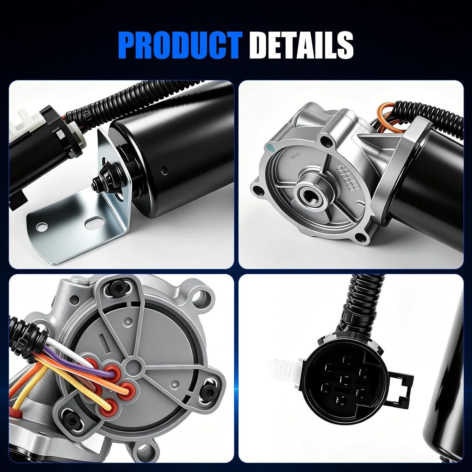 OTO-K Transfer Case Motor Actuator 4WD Compatible with Mercedes Benz ML320 1998-2003,ML350 2003-2005, ML430 1999-2001,ML500 2002-2005,ML55 AMG 2000-2003,4WD Actuator Replace#600-810 48-601 1635400888