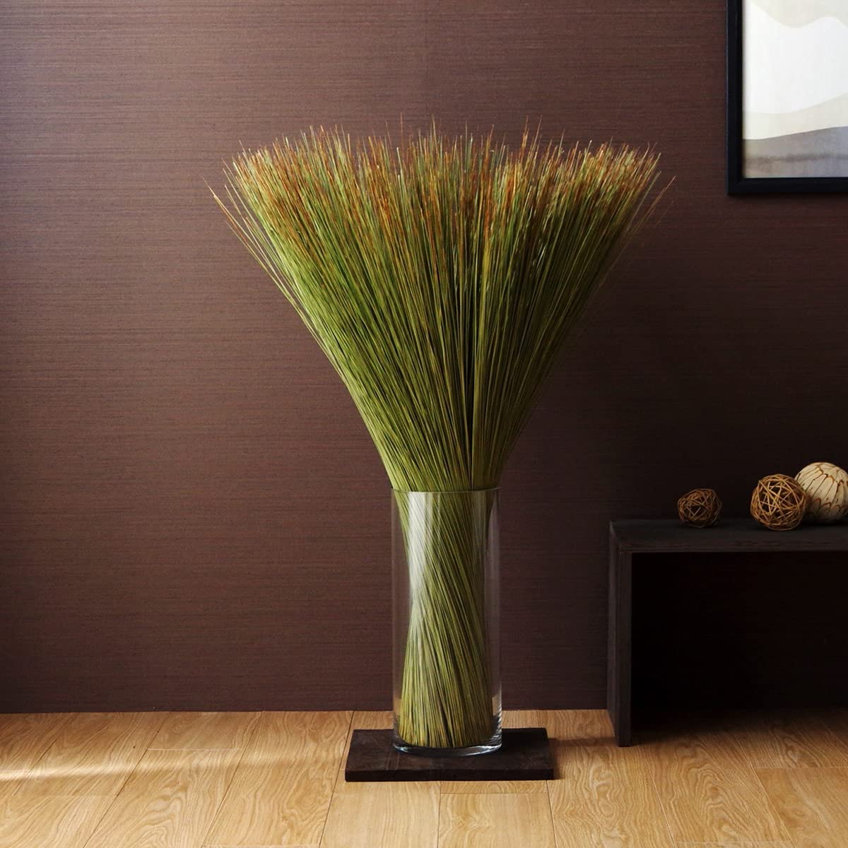 畳のもと　い草 インテリアオブジェ 約95×10 cm　2個　花瓶付き　セット Amazon｜い草 日本製 畳のもと 約95×10cm インテリア オブジェ 雑貨