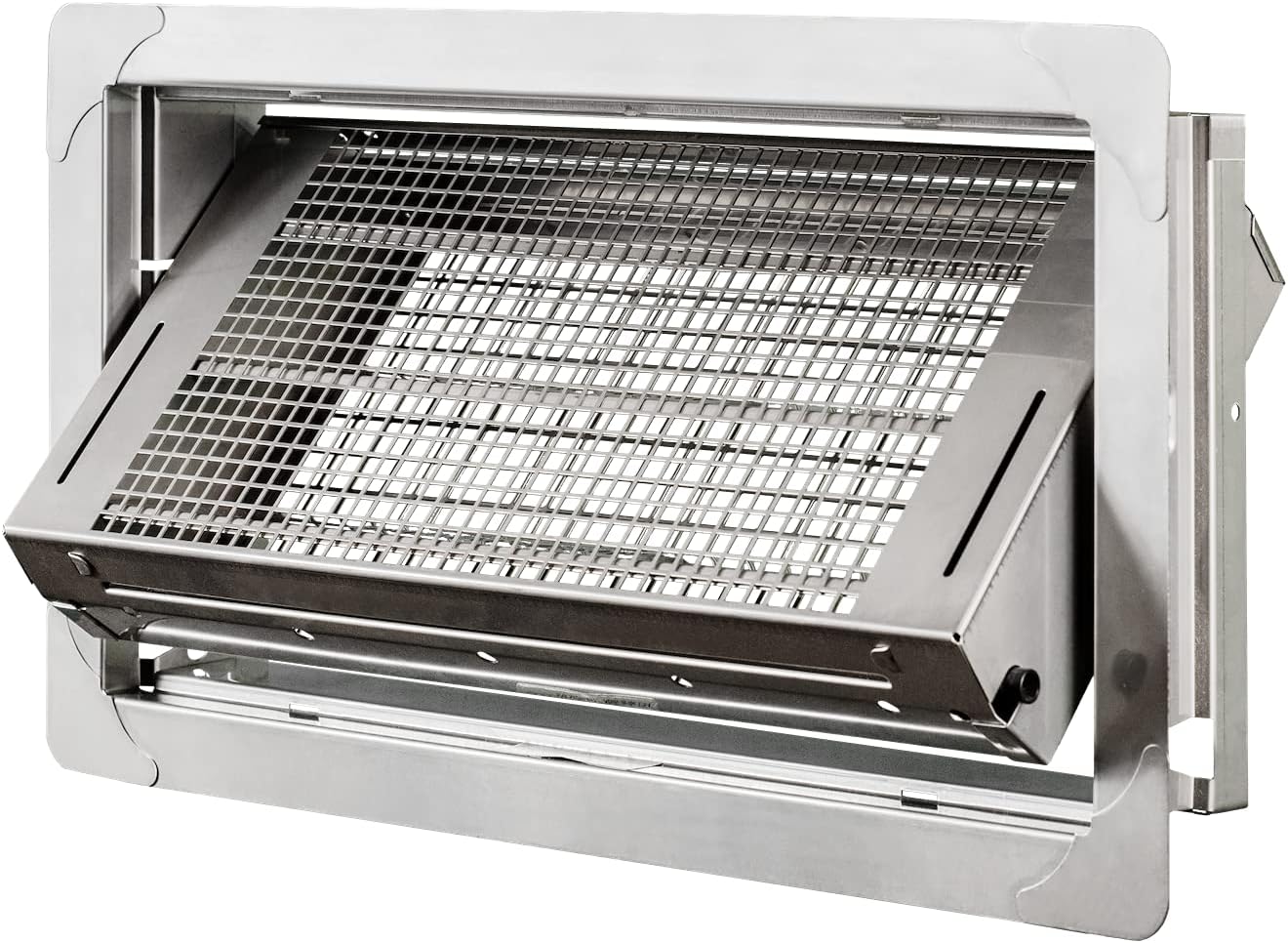 Smart Vent Dual Function, Engineered Foundation Flood Vent, FEMA Compliant and ICC-ES Certified Model 1540-510… (Stainless Steel)