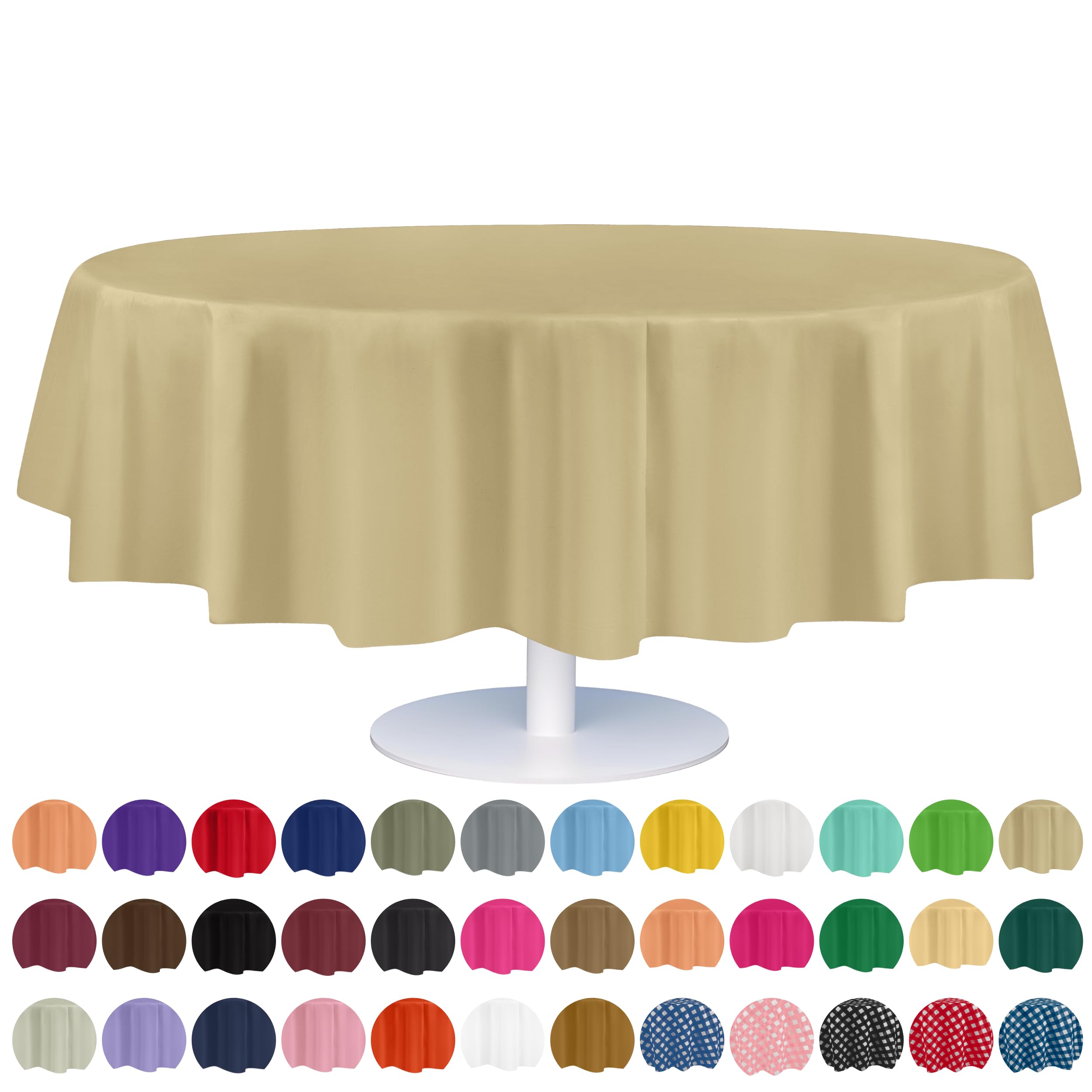   6Pack   Tablecloth Decorative Table Cover